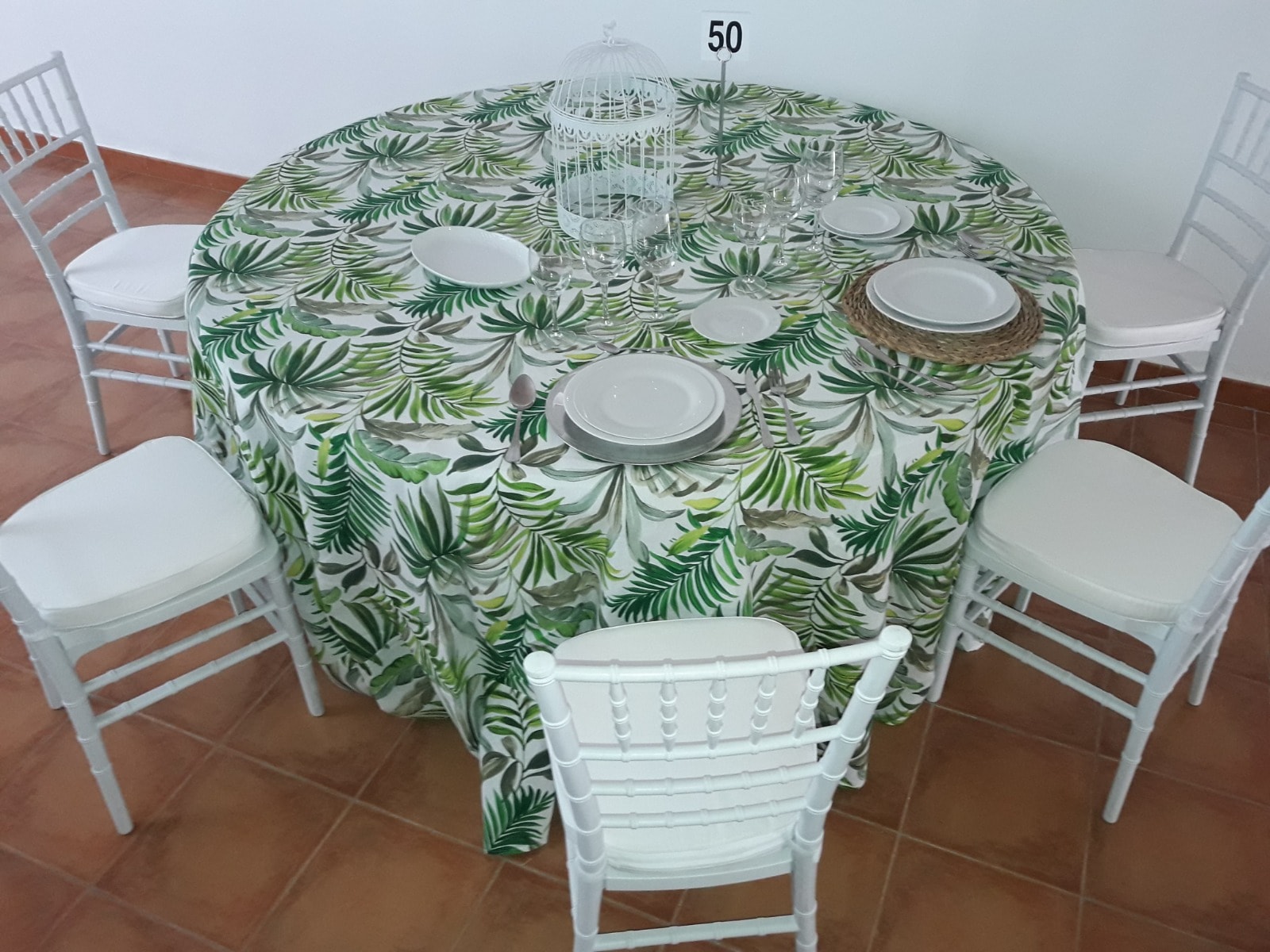 Mantel Palmeras