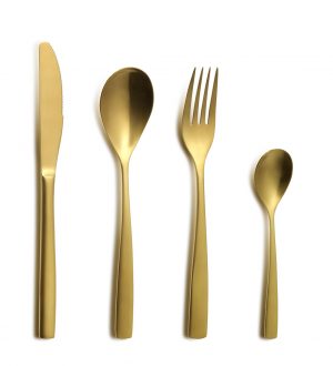 CUBIERTOS DORADO ORO