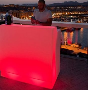 Barra iluminada led
